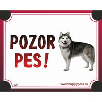 Tabuľka Pozor Pes - malamut